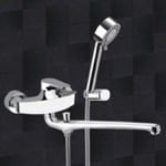 Remer L49US Basin and Bath Single Lever Mixer With Hand Shower and Bracket
